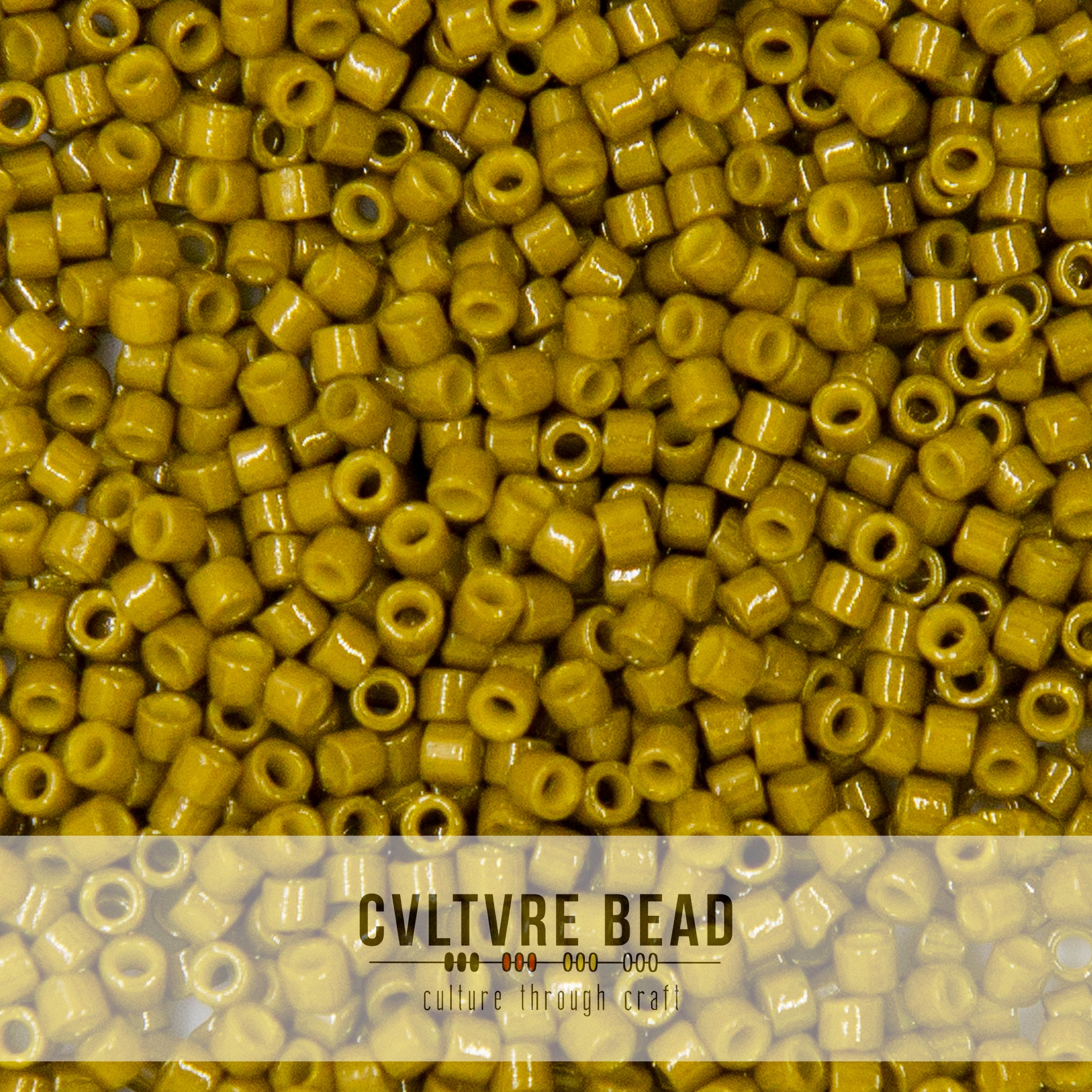 11/0 Duracoat Op. Spanish Olive - Miyuki Delica - 7.2 gram tube